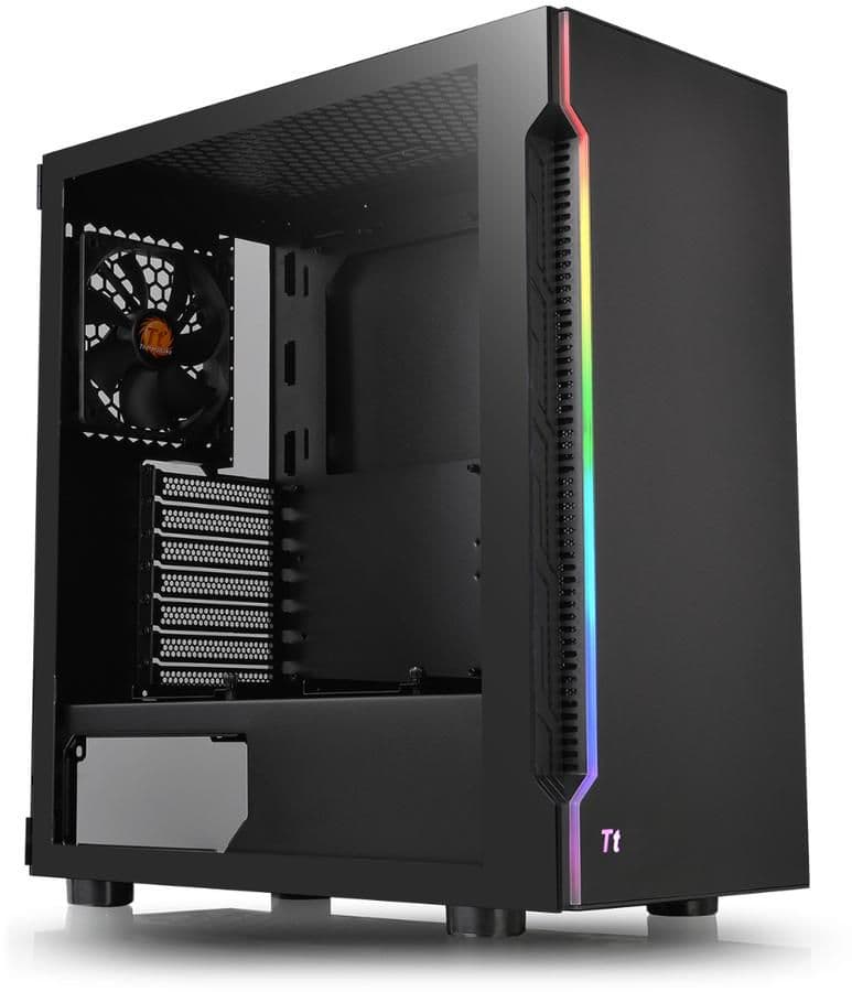 Thermaltake H200 ATX Mid Tower Black Tempered Glass RGB main image