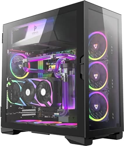 Antec P120 Crystal ATX Mid Tower Black with Tempered Glass Side Panel and USB 3.2 Gen 1 Type-A main image