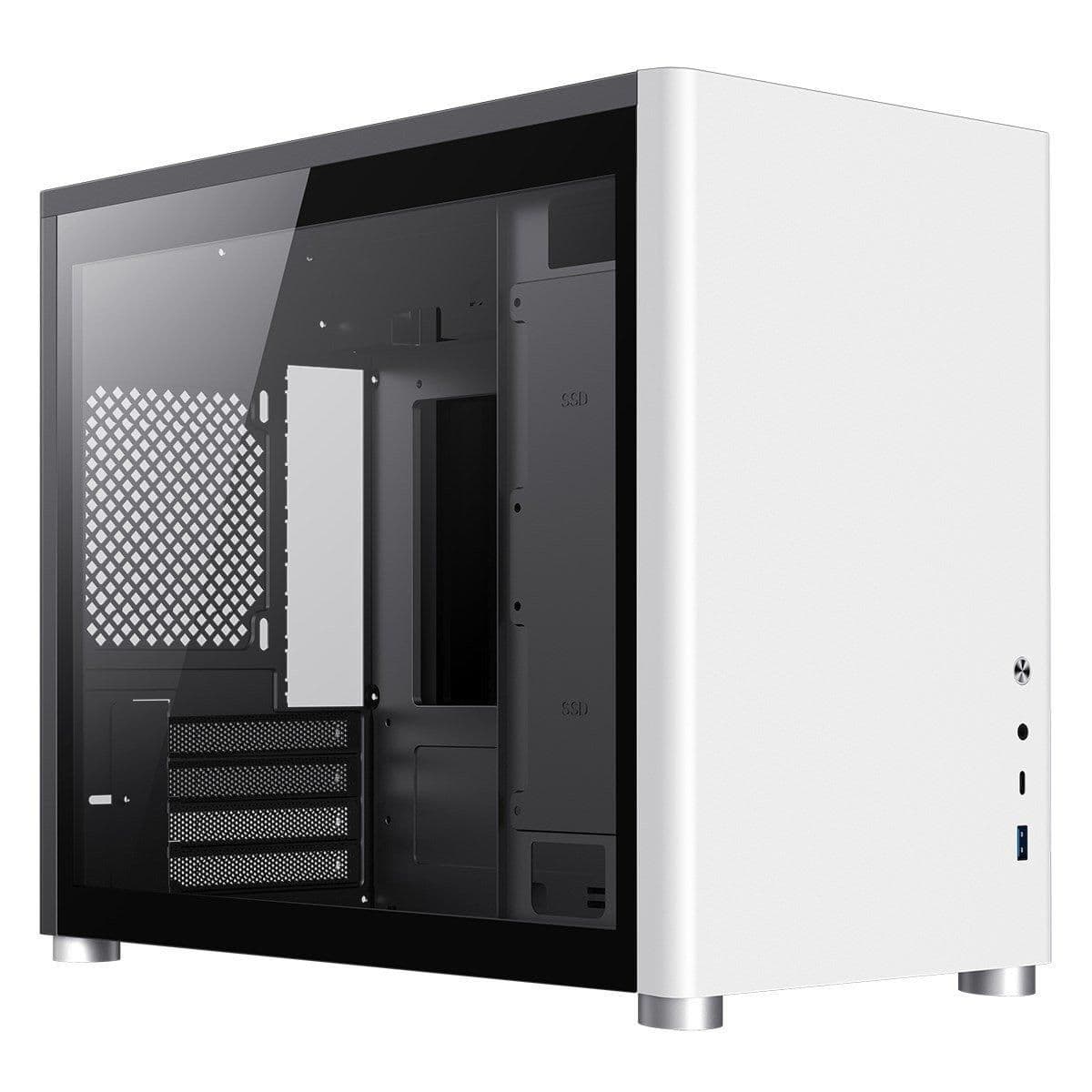 GameMax Spark Micro ATX Mid Tower White with Tempered Glass Side Panel and USB 3.2 Gen 1 Type-C USB 3.2 Gen 1 Type-A main image
