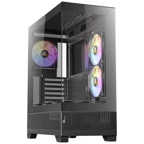 Antec CX700 RGB ELITE ATX Mid Tower Black Tempered Glass Side Panel, USB 3.2 Gen 2 Type-C, USB 3.2 Gen 1 Type-A main image