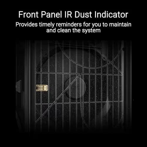 Asus ProArt PA602 Wood Edition ATX Mid Tower Black / Brown Tempered Glass Side Panel image