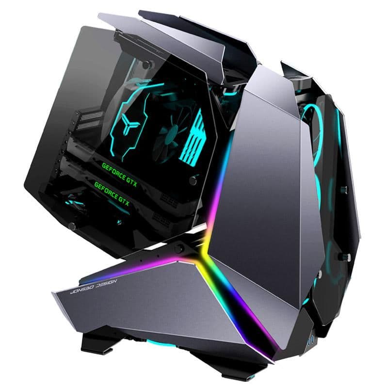 Jonsbo MOD5 ATX Mid Tower Gray Tempered Glass Side Panel image