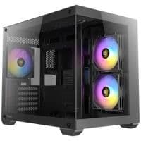 Antec CX600M Micro ATX Mini Tower Black ARGB Tempered Glass main image