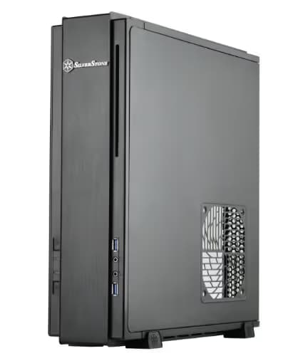 Silverstone ML07B HTPC Black with USB 3.2 Gen 1 Type-A main image