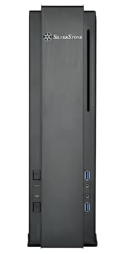Silverstone ML07B HTPC Black with USB 3.2 Gen 1 Type-A image