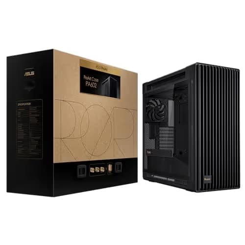 Asus ProArt PA602 ATX Mid Tower Black Tempered Glass Side Panel image