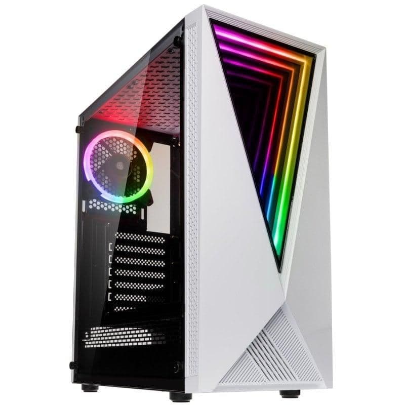 KOLINK Void ATX Mid Tower White / Black Tempered Glass Side Panel image