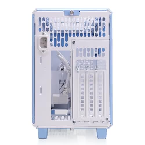 Thermaltake TR100 Mini-ITX Desktop Blue / White Mesh Side Panel, USB 3.2 Gen 2 Type-C, USB 3.2 Gen 1 Type-A image