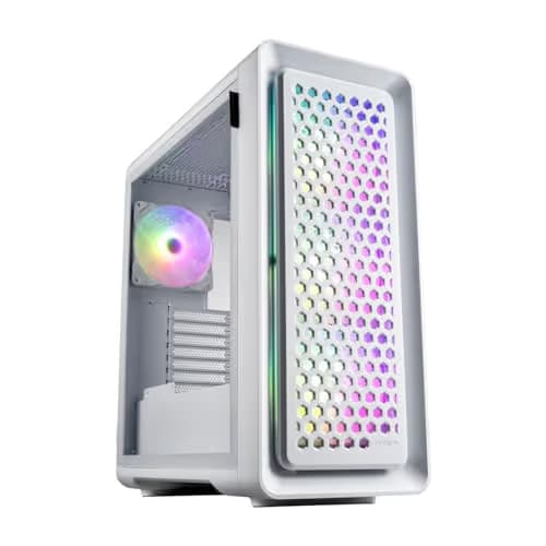 FSP Group CUT593P ATX Full Tower White with Tempered Glass Side Panel, USB 3.2 Gen 2 Type-C USB 3.2 Gen 1 Type-A, and Dimensions 500 x 230 x 544 image