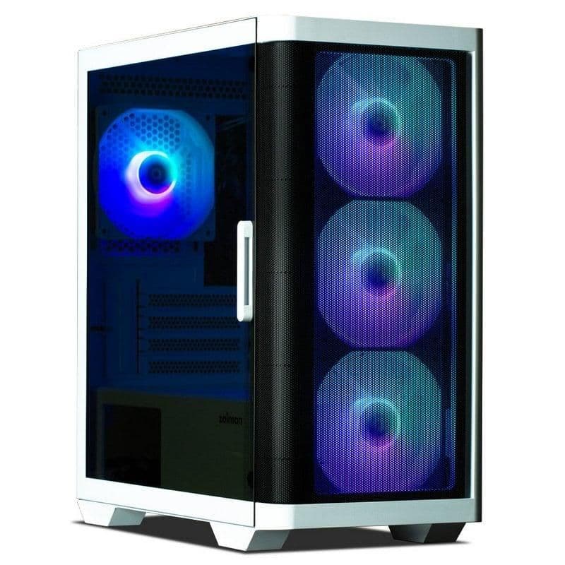 Zalman M4 MicroATX Mini Tower White (TG Side Panel, Front USB-C & USB-A) image