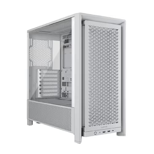Corsair FRAME 4000D Modular Mid-Tower PC ATX Case - White image