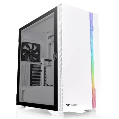 Thermaltake H700 ATX Mid Tower White Tempered Glass Side Panel image