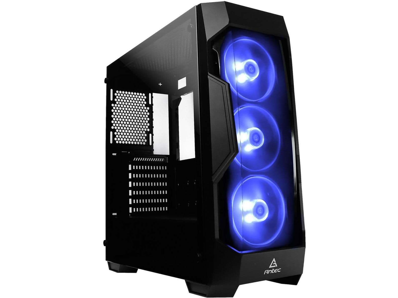 Antec Dark Fleet DF500 RGB ATX Mid Tower Black with Tempered Glass Side Panel and USB 3.2 Gen 1 Type-A main image