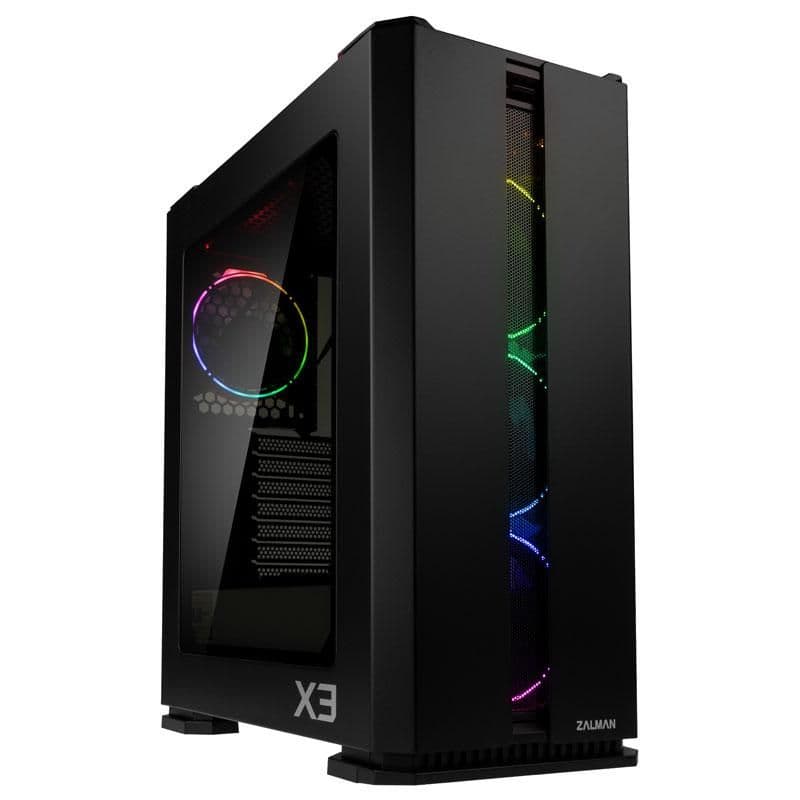 Zalman X3 ATX Mid Tower Black Tinted Tempered Glass image