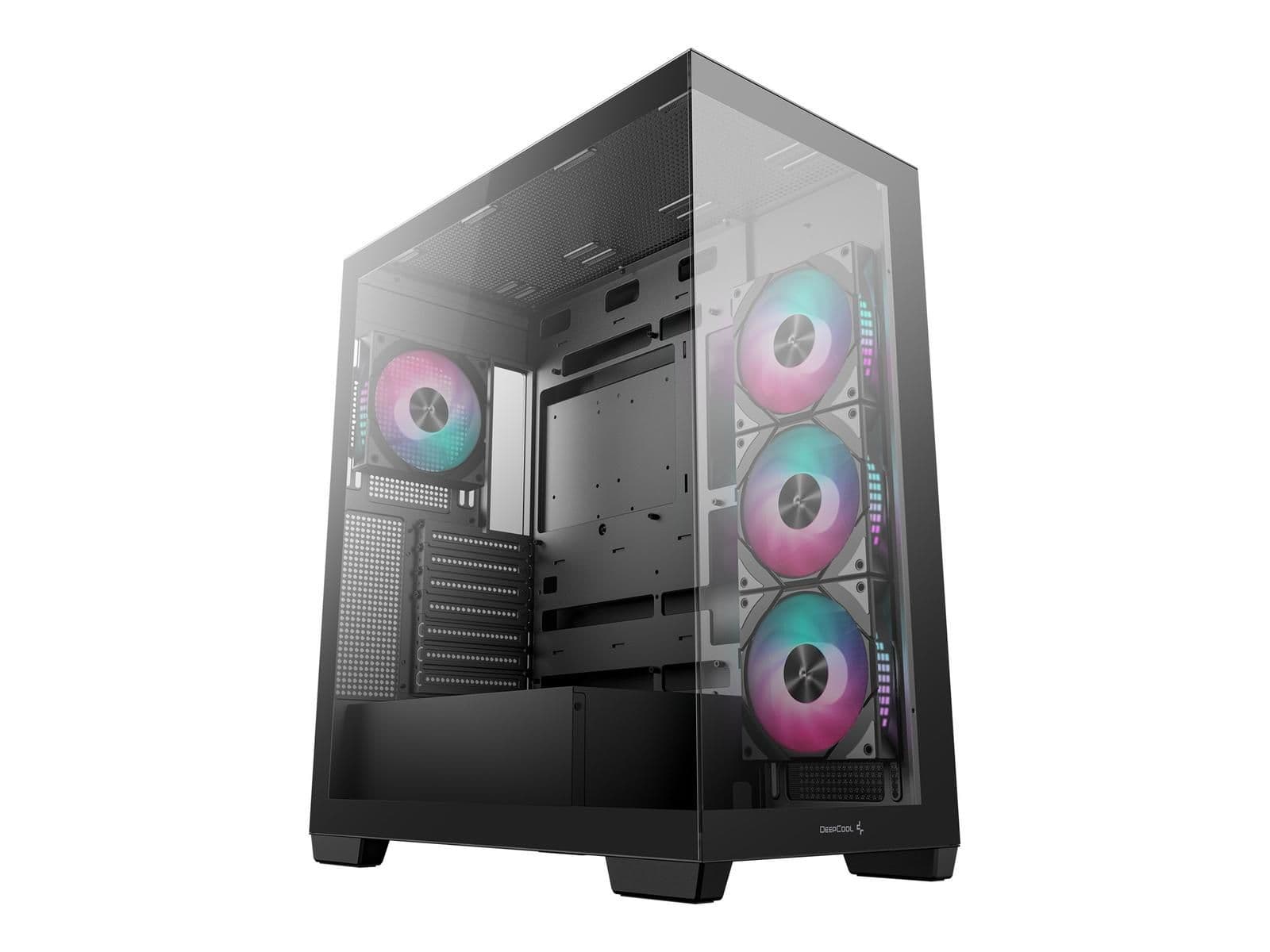Deepcool CG580 4F ATX Mid Tower Black Tempered Glass Side Panel main image