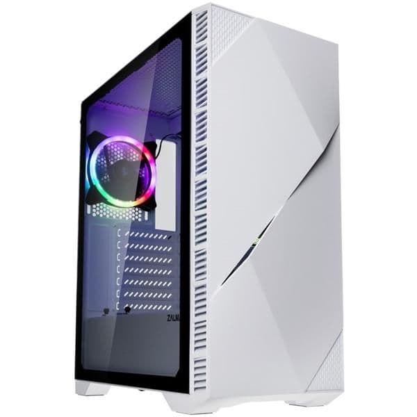 Zalman Z3 Iceberg ATX Mid Tower White Tempered Glass Side Panel main image