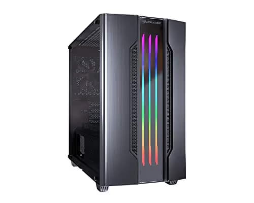 Cougar Gemini M MicroATX Mini Tower Black Tempered Glass Side Panel image
