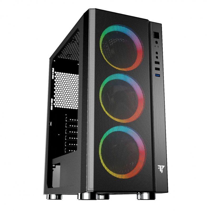 Tempest Umbra ATX Mid Tower Black Tempered Glass Side Panel image