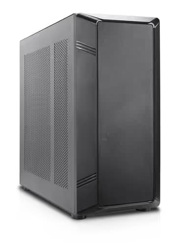 Rosewill Helium NAS ATX Mid Tower Black Mesh Side Panel, USB 3.2 Gen 2 Type-C, USB 3.2 Gen 1 Type-A image