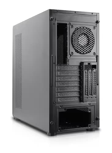 Rosewill Helium NAS ATX Mid Tower Black Mesh Side Panel, USB 3.2 Gen 2 Type-C, USB 3.2 Gen 1 Type-A image