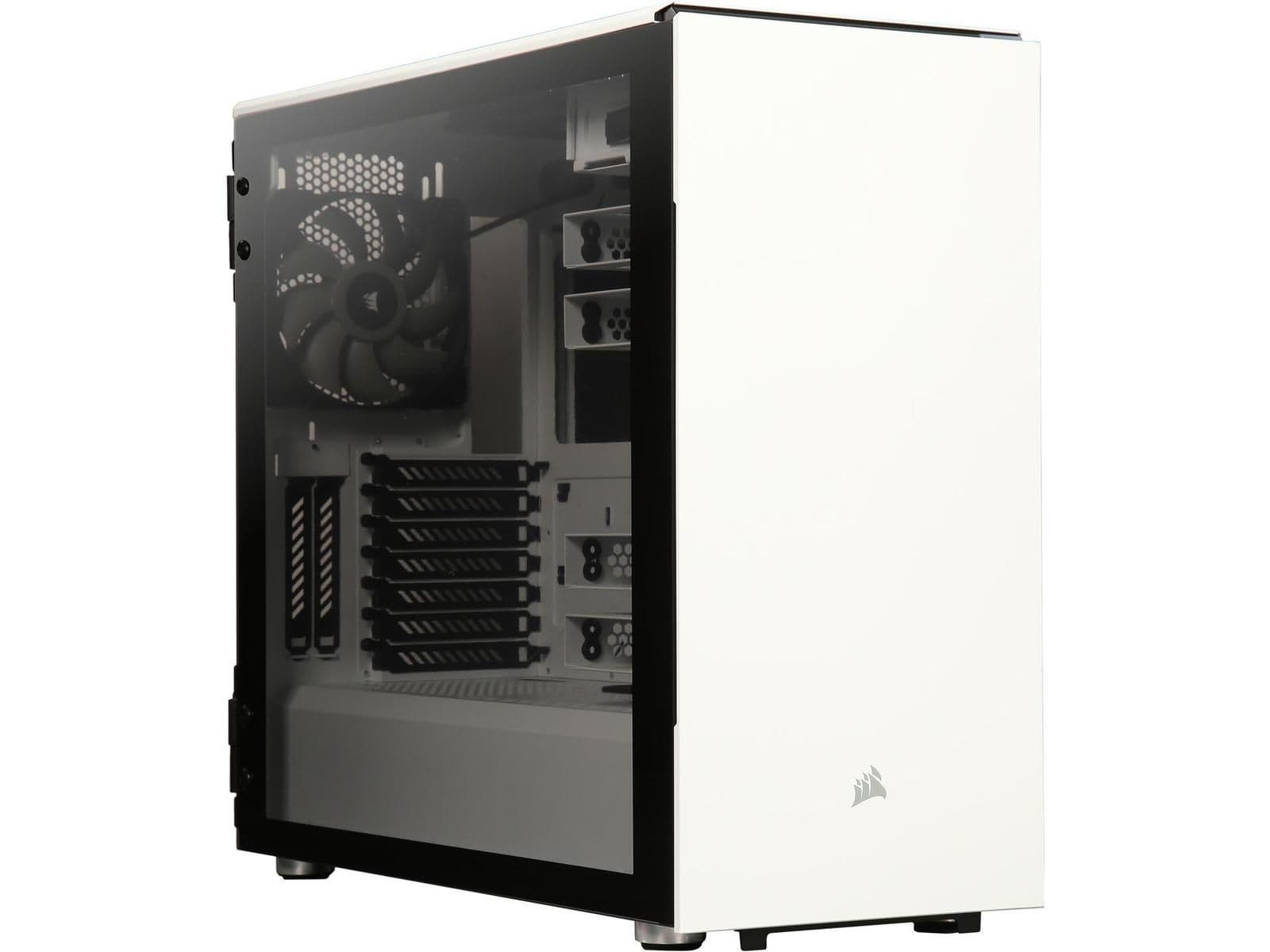 Corsair Carbide Series 678C ATX Mid Tower White / Black with Tempered Glass Side Panel and USB 3.2 Gen 2 Type-C, USB 3.2 Gen 1 Type-A main image
