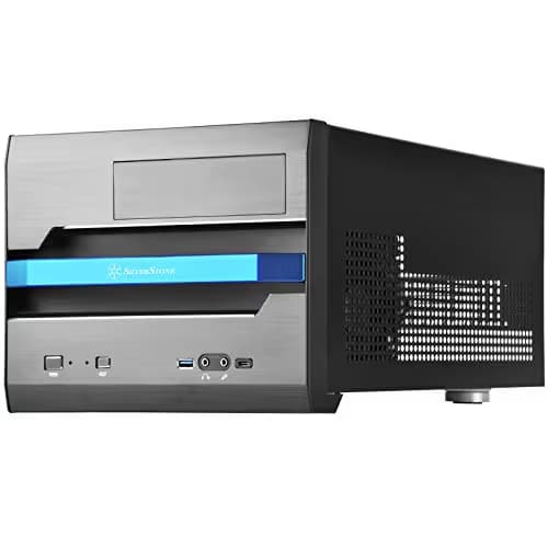 Silverstone SG12B-V2 Micro ATX Mini Tower Black / Blue image