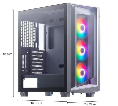 ADATA XPG CRUISER ATX Mid Tower Black Tempered Glass image