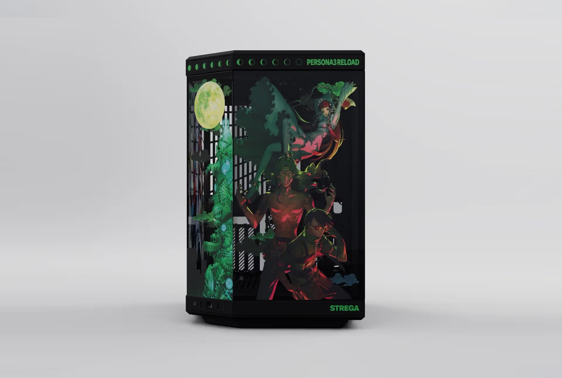 HYTE  Y70 Persona 3 Reload Edition ATX Mid Tower Black / Multicolor with Tempered Glass Side Panel, USB 3.2 Gen 2 Type-C, USB 3.2 Gen 1 Type-A image