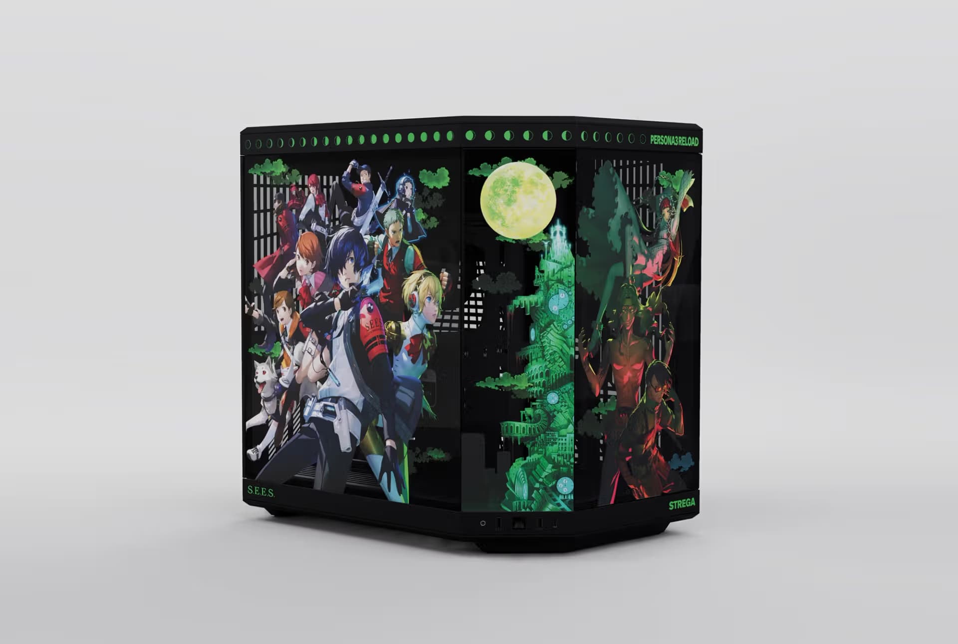 HYTE  Y70 Persona 3 Reload Edition ATX Mid Tower Black / Multicolor with Tempered Glass Side Panel, USB 3.2 Gen 2 Type-C, USB 3.2 Gen 1 Type-A image