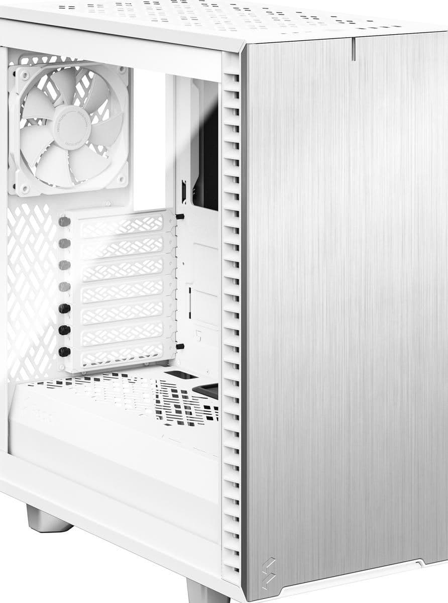 Fractal Design Define 7 Compact ATX Mid Tower White Tempered Glass main image