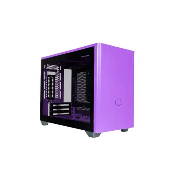 Cooler Master MasterBox NR200P Mini-ITX Desktop Purple with Steel Side Panel image