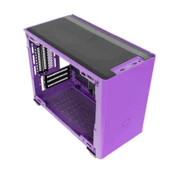 Cooler Master MasterBox NR200P Mini-ITX Desktop Purple with Steel Side Panel image