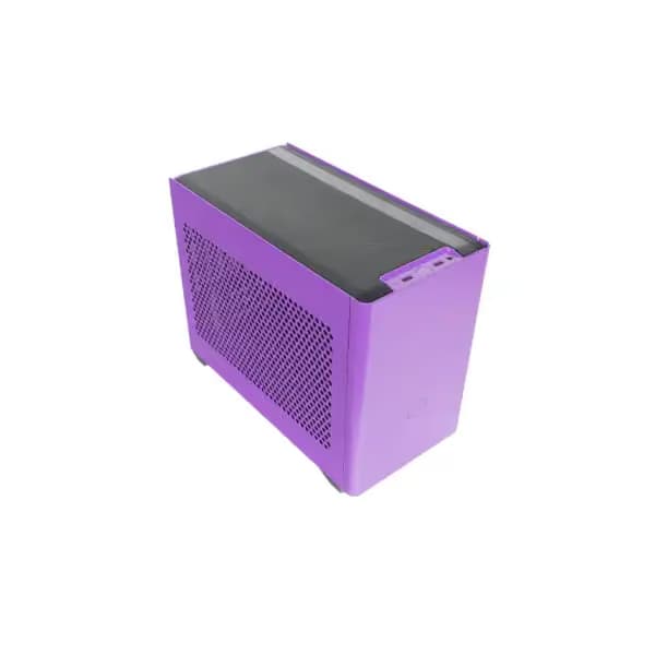 Cooler Master MasterBox NR200P Mini-ITX Desktop Purple with Steel Side Panel image