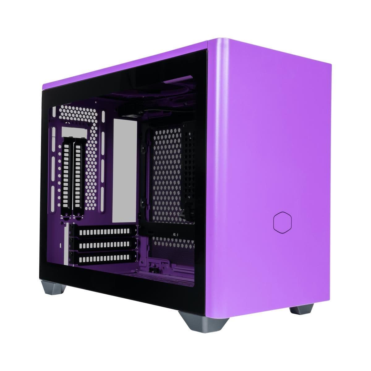 Cooler Master MasterBox NR200P Mini-ITX Desktop Purple with Tempered Glass Side Panel, USB 3.2 Gen 1 Type-A Front Panel, and 376 x 185 x 292 Dimensions main image