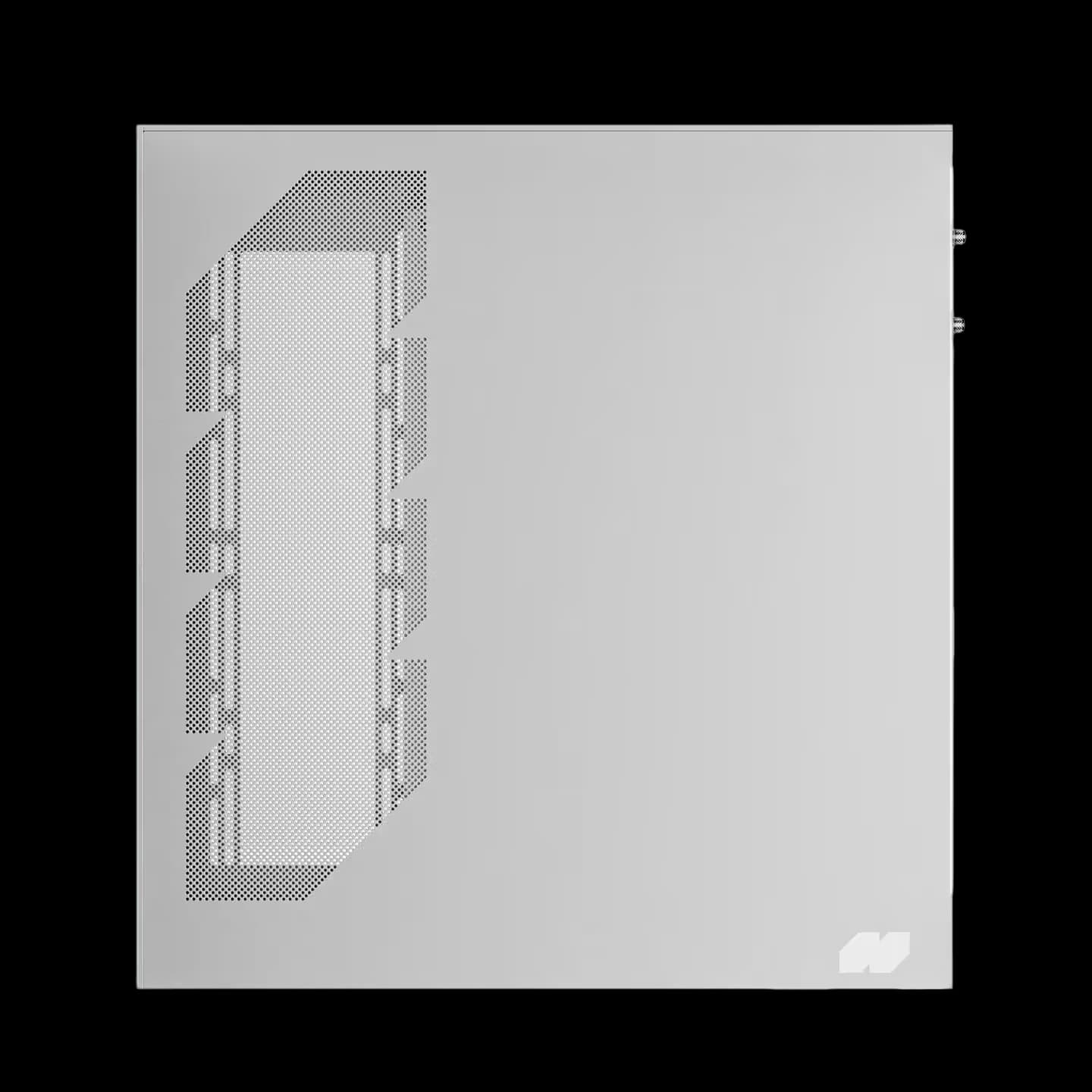 TRYX LUCA L70 White ATX PC Case Panoramic Glass with Front Panel ATX Case Top Mount PSU White image