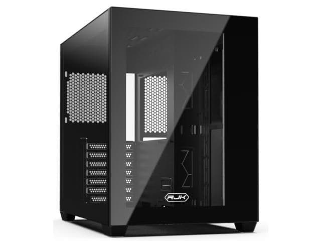 RAIJINTEK PAEAN C7 ATX Mid Tower Black with Tempered Glass Side Panel and USB 3.2 Gen 2 Type-C, USB 2.0 Type-A Front Panel image