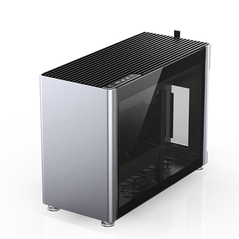 Jonsbo Jonsplus i100 Pro Mini-ITX Desktop Silver / Black with Tempered Glass Side Panel and USB 3.2 Gen 2 Type-C, USB 3.2 Gen 1 Type-A main image