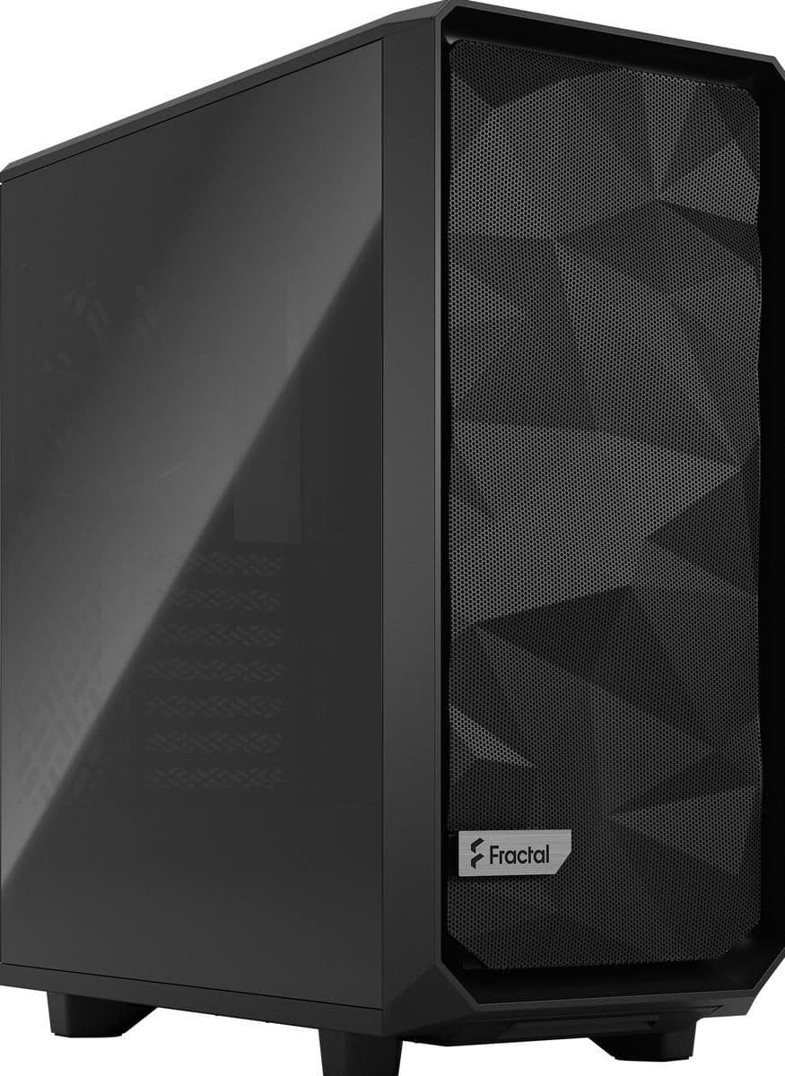 Fractal Design Meshify 2 Compact TG Dark Tint ATX Mid Tower Black Tinted Tempered Glass image