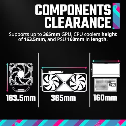 Cooler Master Elite 301 Lite Micro ATX Mini Tower Black with Tempered Glass Side Panel and USB 3.2 Gen 1 Type-C and USB 3.2 Gen 1 Type-A image
