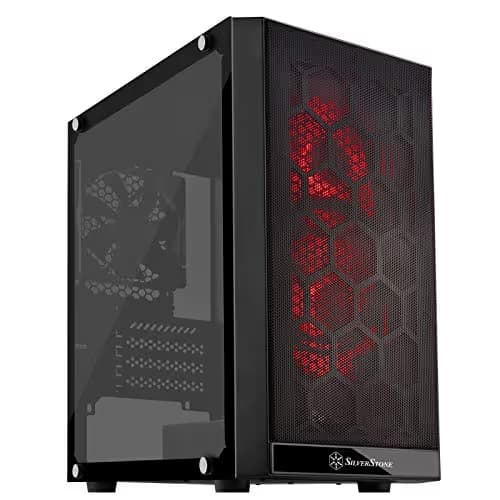 Silverstone Precision PS15 RGB Micro ATX Mid Tower Black with Tempered Glass Side Panel and USB 3.2 Gen 1 Type-A image