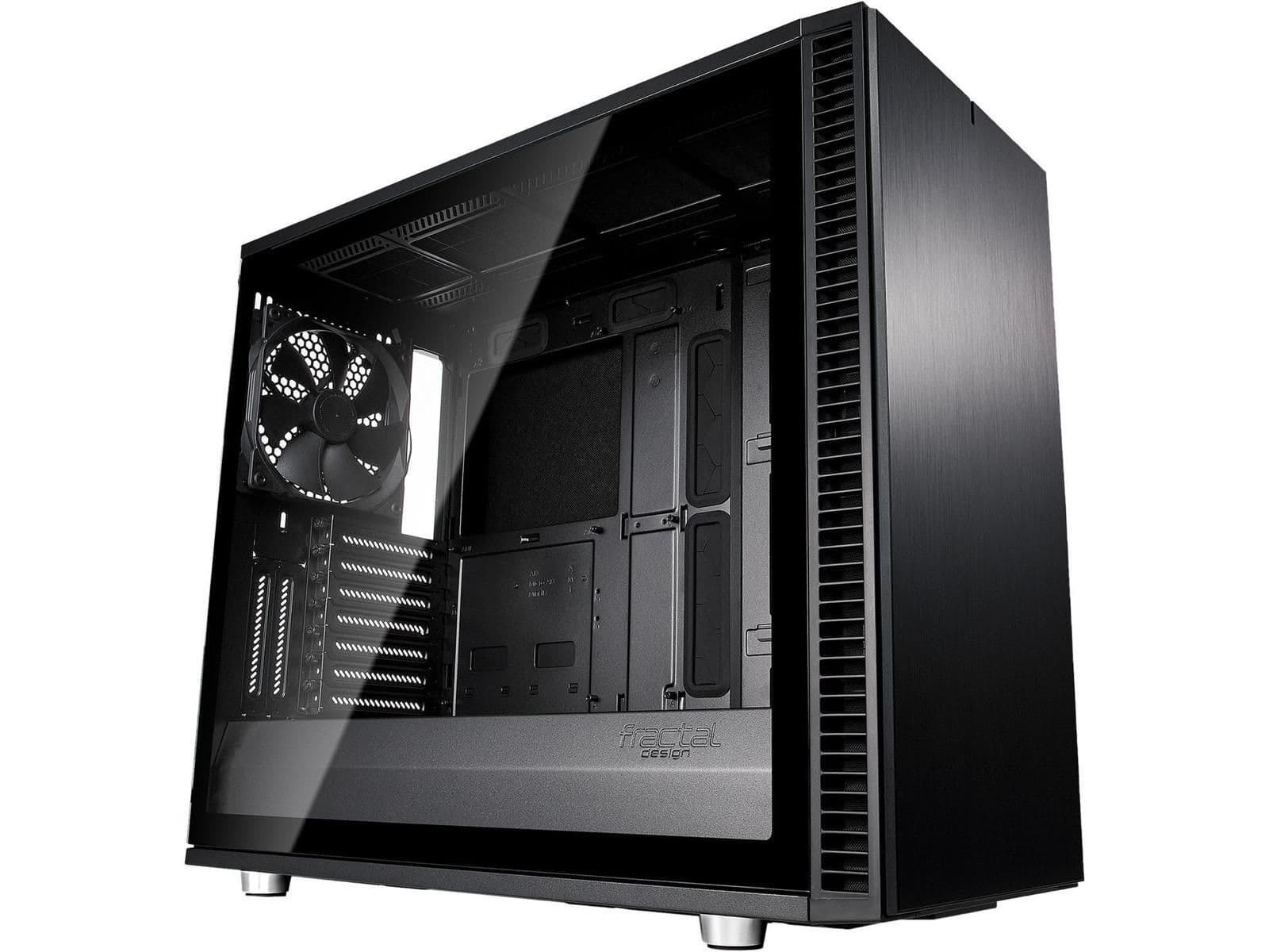 Fractal Design Define S2 ATX Mid Tower Black with Tinted Tempered Glass Side Panel image