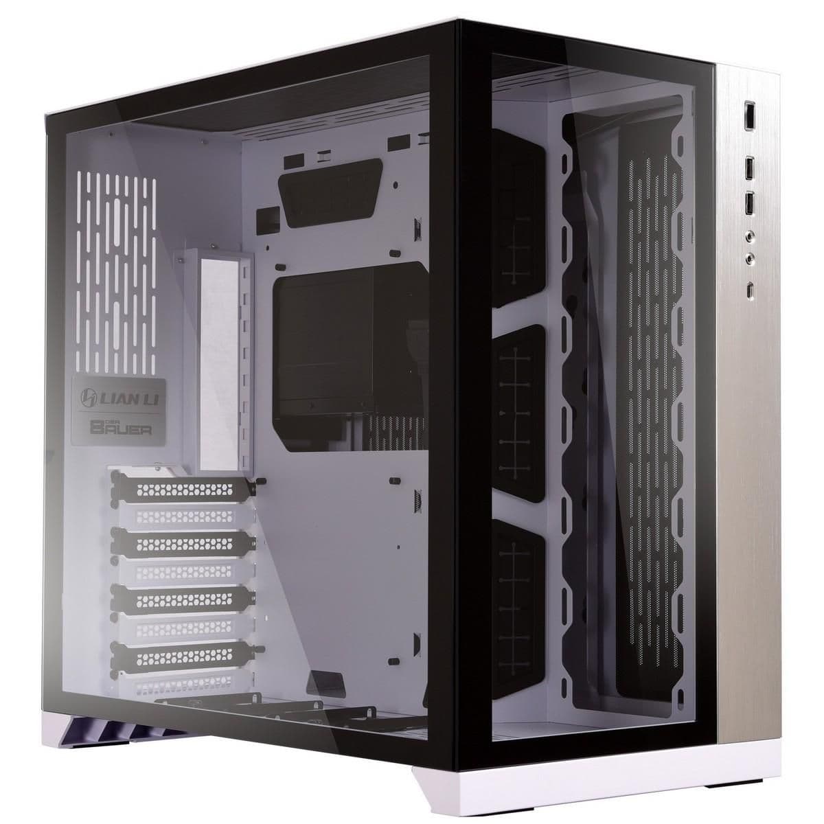 Lian Li PC-O11 Dynamic ATX Full Tower White Tempered Glass Side Panel main image