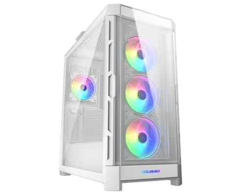 Cougar Duoface Pro RGB ATX Mid Tower White Tempered Glass main image