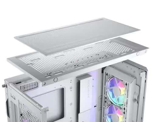 Cougar Duoface Pro RGB ATX Mid Tower White Tempered Glass image