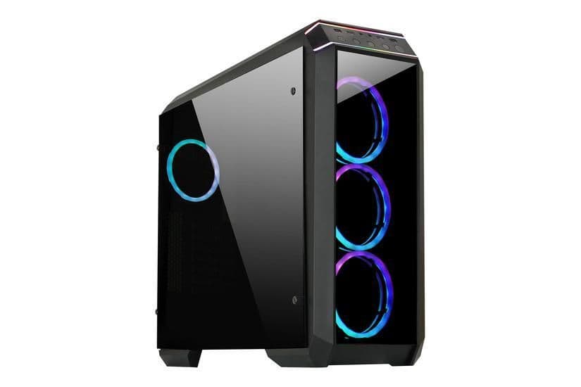 Chieftec STALLION II ATX Mid Tower Black with Tempered Glass Side Panel and USB 3.2 Gen 1 Type-A, USB 2.0 Type-A image