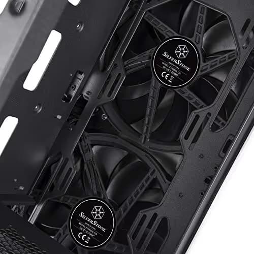 Silverstone SETA A1 ATX Mid Tower Silver / Black with Tempered Glass Side Panel, USB 3.2 Gen 2 Type-C, USB 3.2 Gen 1 Type-A image