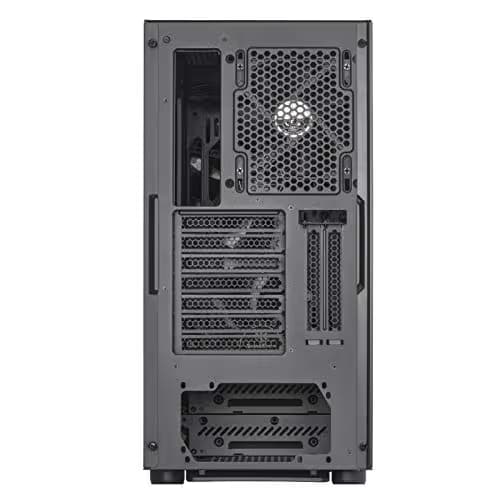 Silverstone SETA A1 ATX Mid Tower Silver / Black with Tempered Glass Side Panel, USB 3.2 Gen 2 Type-C, USB 3.2 Gen 1 Type-A image