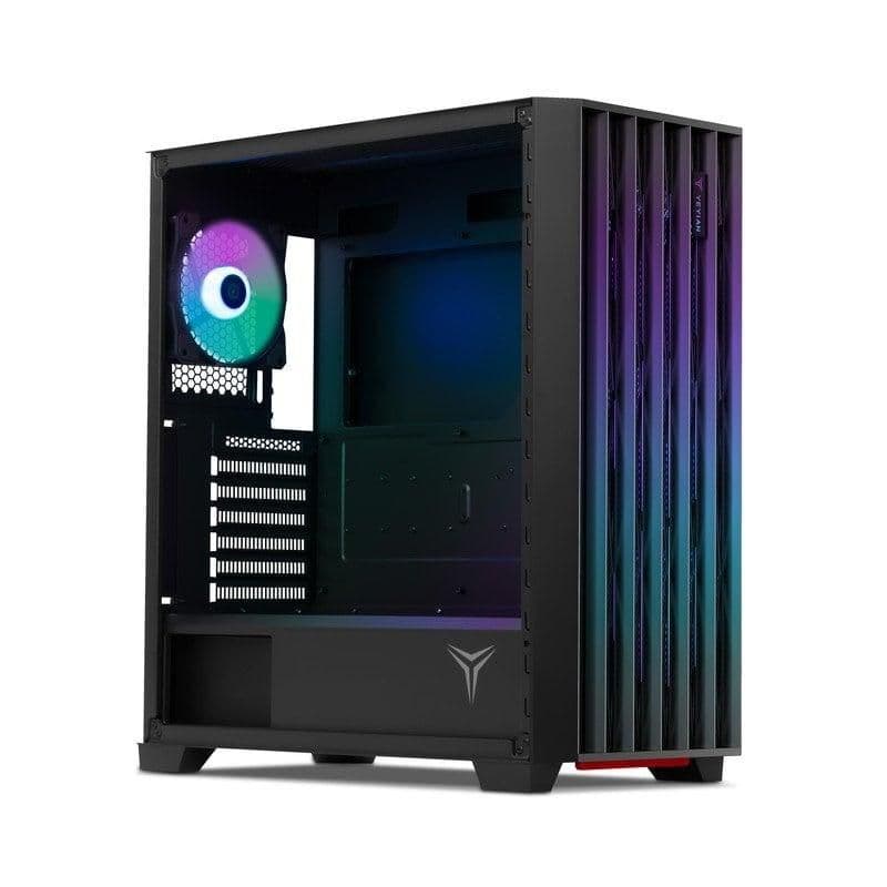 YEYIAN Phoenix ATX Mid Tower Black with Tempered Glass Side Panel and USB 3.2 Gen 2 Type-C / USB 3.2 Gen 1 Type-A image