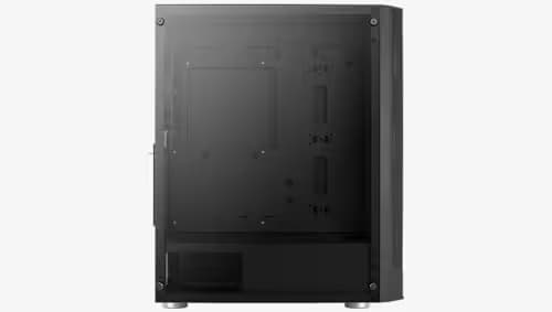Aerocool Prism V1 ATX Mid Tower Black Tempered Glass Side Panel image