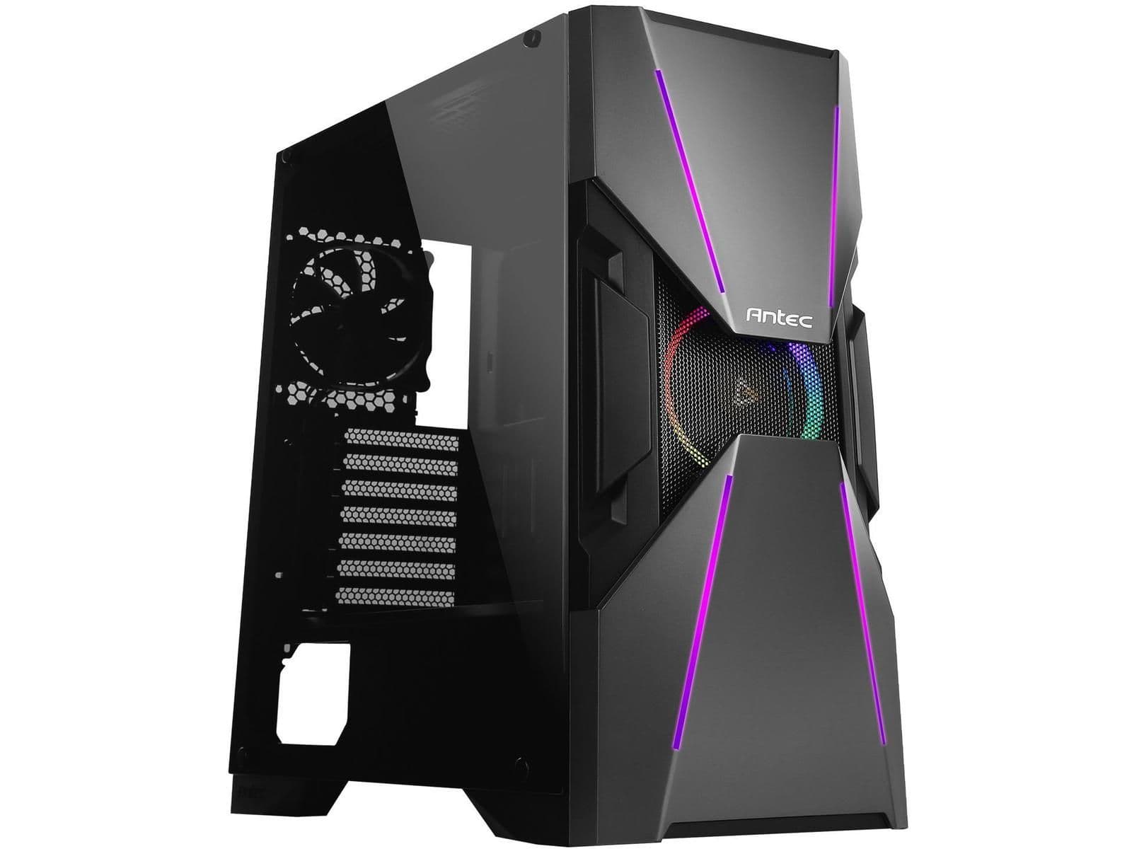Antec Dark Avenger DA601 ATX Mid Tower Black Tempered Glass Side Panel main image